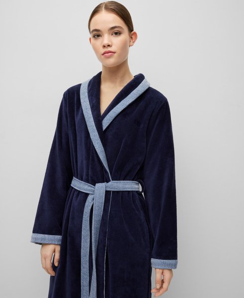Roupão Feminino Lord Boss Home Azul Marinho M