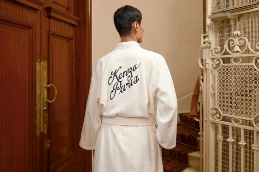 Roupão Masculino Kvarsity G Kenzo Home Cru