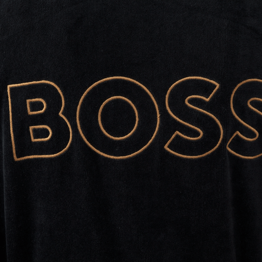Roupão Masculino Tiago Aveludado G Boss Home Preto