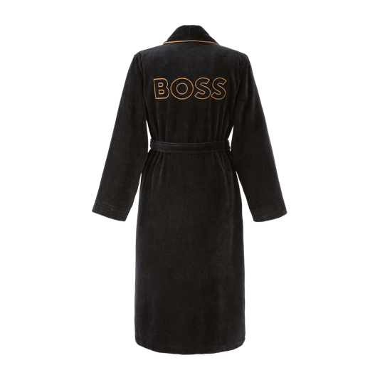 Roupão Masculino Tiago Aveludado G Boss Home Preto