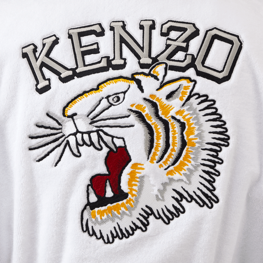 Roupão Masculino V Tiger G Kenzo Home Branco