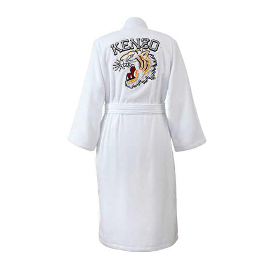 Roupão Masculino V Tiger G Kenzo Home Branco