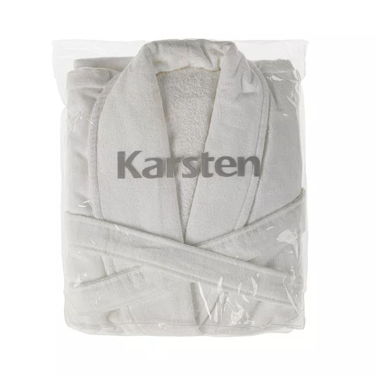 Roupão Veluto P Karsten Branco