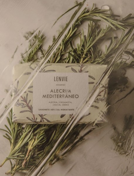 Sabonete Em Barra Lenvie Alecrim Mediterrâneo 150 g