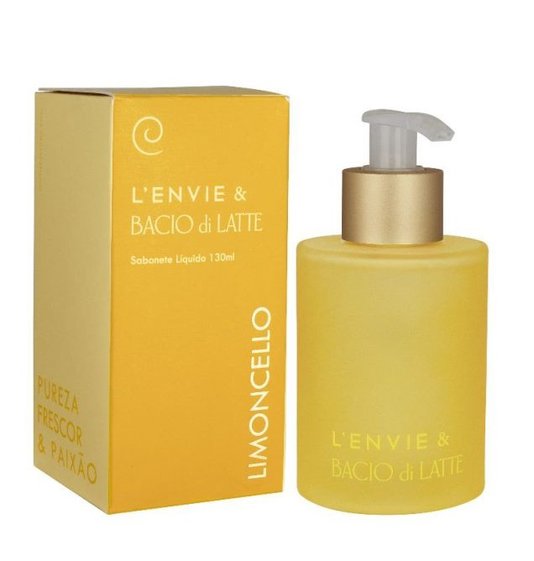 Sabonete Líquido Bacio di Latte Limoncello Lenvie 130 ml