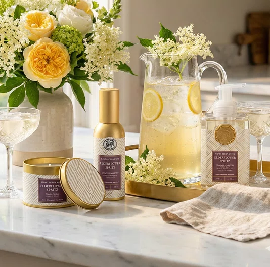 Sabonete Líquido Elderflower Spritz Michel Design Works 530 ml