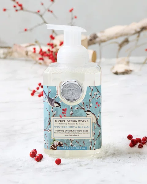 Sabonete Líquido em Espuma Winterberry e Balsam Michel Design Works 530ml