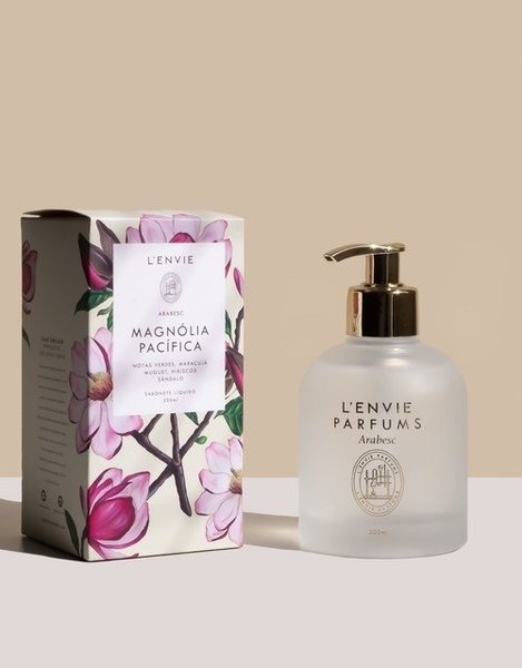 Sabonete Líquido Magnólia Pacífica Lenvie 200 ml