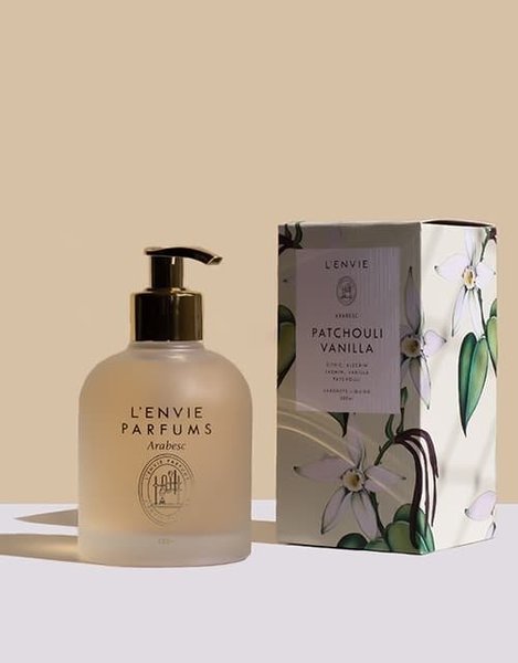 Sabonete Liquido Patchouli Vanilla Arabesc Lenvie 200 ml