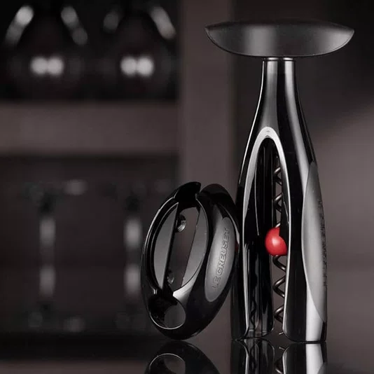 Saca Rolhas Trilogy Com Estojo Le Creuset Black Onix