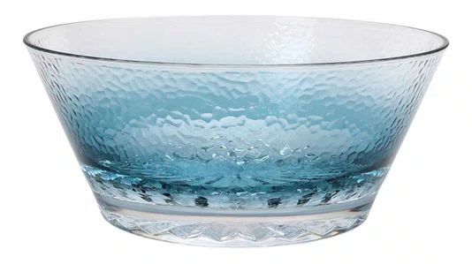 Saladeira Acrílico Degradê Azul 25 cm