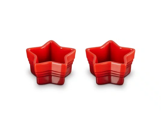 Set 02 Ramekin Estrela Le Creuset Vermelho
