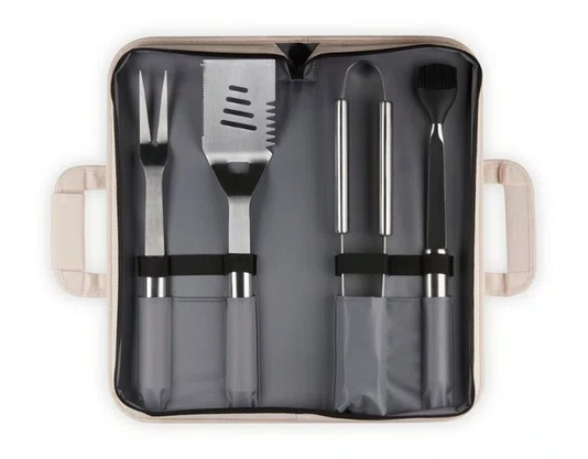 Set 04 Peças para Churrasco Alpine Le Creuset Inox