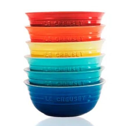 Set 06 Bowls Para Cereal Gift Collection Le Creuset Colorido 500ml