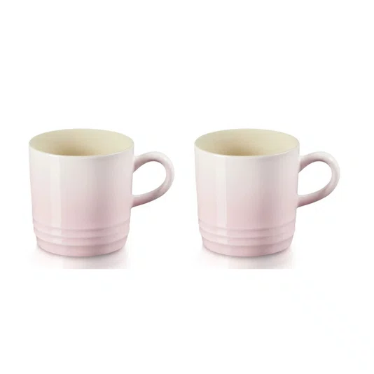 Set 2 Canecas 200ml Le Creuset Shell Pink