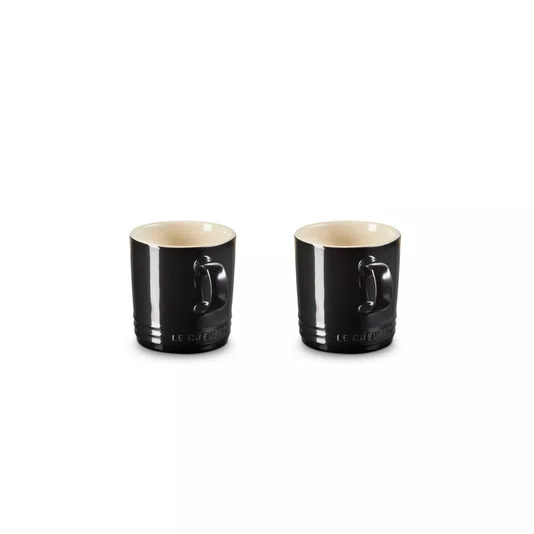 Jogo 2 Canecas 350ml Le Creuset Black Onix