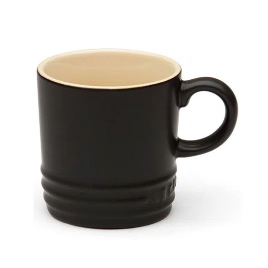 Jogo 2 Canecas Espresso 100ml Le Creuset Black Onix