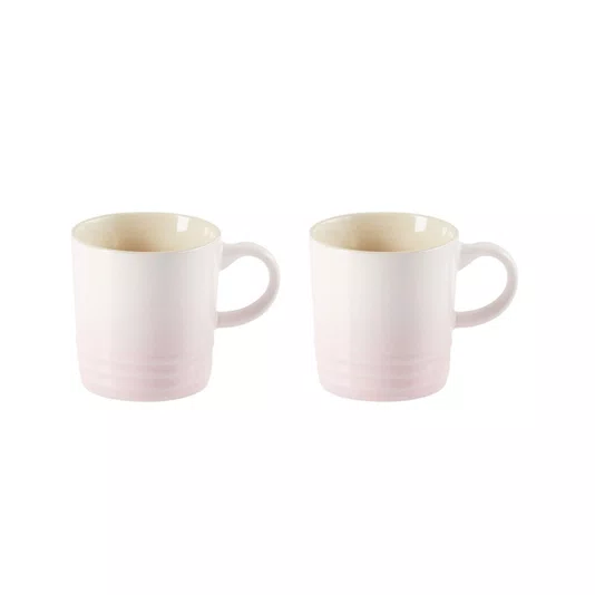 Jogo 2 Canecas Espresso 100ml Le Creuset Shell Pink