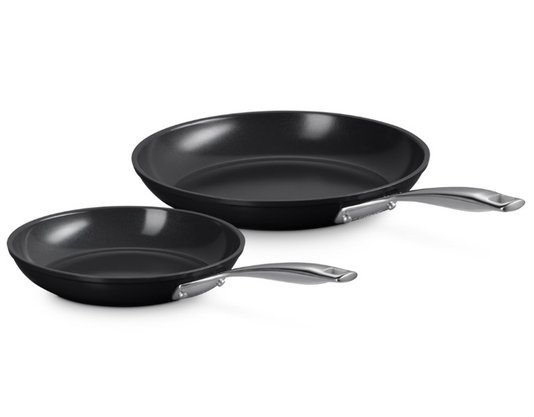 Set 2 Frigideiras Rasas Non-Stick Ceramic Le Creuset 24 e 28 cm
