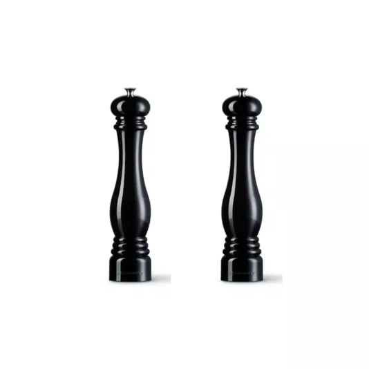 Jogo 2 Moedores Sal e Pimenta 30cm Le Creuset Black Onix