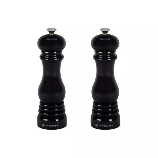 Jogo 2 Moedores Sal e Pimenta Le Creuset Black Onix