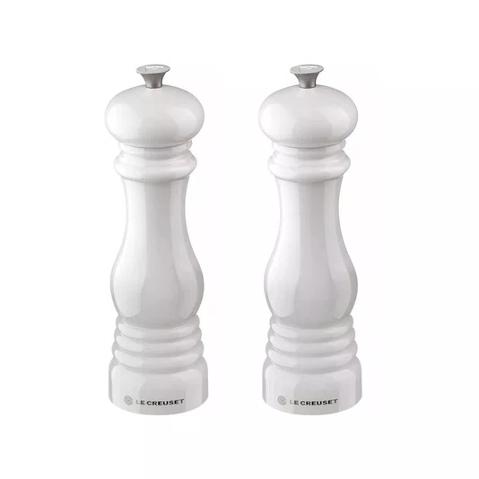 Jogo 2 Moedores Sal e Pimenta Le Creuset Branco