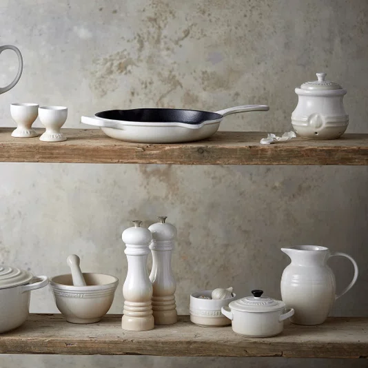 Set 2 Moedores Sal e Pimenta Le Creuset Meringue