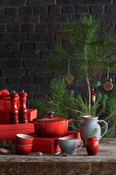Jogo 2 Moedores Sal e Pimenta Le Creuset Vermelho
