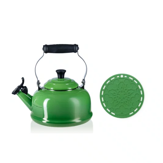 Jogo 2 Peças Chaleira e Suporte Le Creuset Bamboo