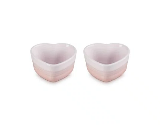 Set 2 Ramekins Coração Le Creuset Shell Pink