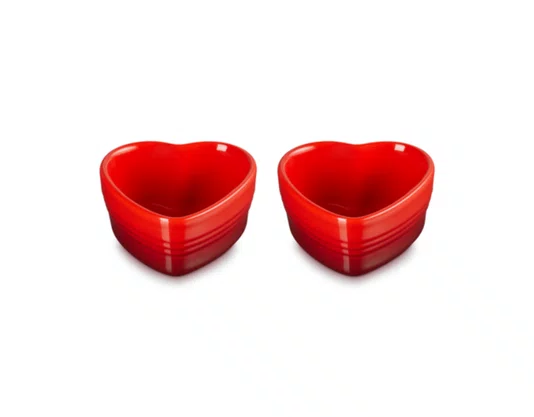 Set 2 Ramekins Coração Le Creuset Vermelho