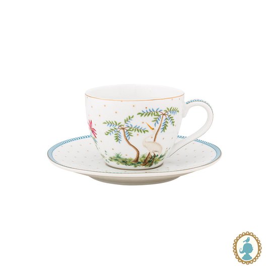 Set 2 Xícaras Cafezinho Dots Jolie Pip Studio Branco