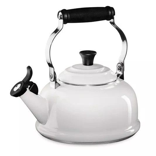 Set 3 Peças Chaleira e Caneca Le Creuset Branco