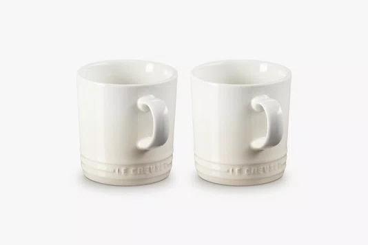 Jogo 3 peças Chaleira e Caneca 350ml Le Creuset Meringue