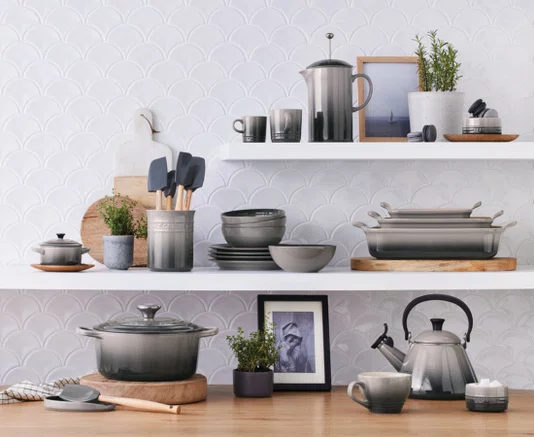Jogo 3 Peças para Chá Le Creuset Flint