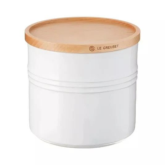 Jogo 3 Potes com Tampa Herméticos Le Creuset Branco