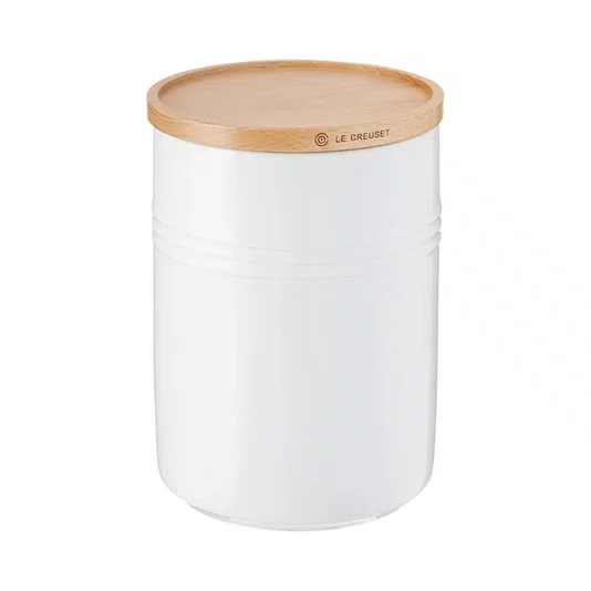 Jogo 3 Potes com Tampa Herméticos Le Creuset Branco
