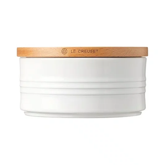 Jogo 3 Potes com Tampa Herméticos Le Creuset Branco