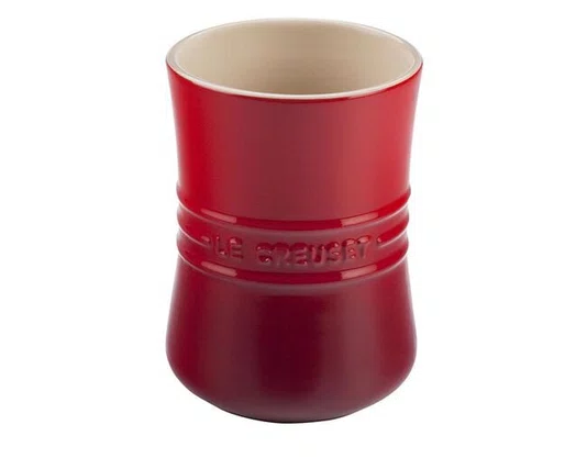 Jogo 4 Peças Espátulas e Porta Utensílios Le Creuset Vermelho