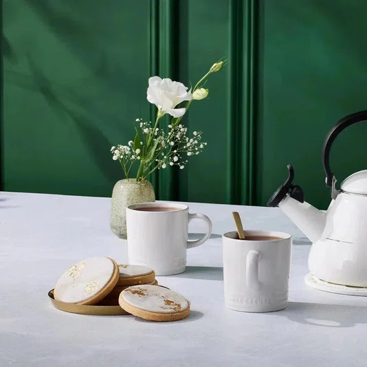 Set 4 Peças Para Chá Le Creuset Branco