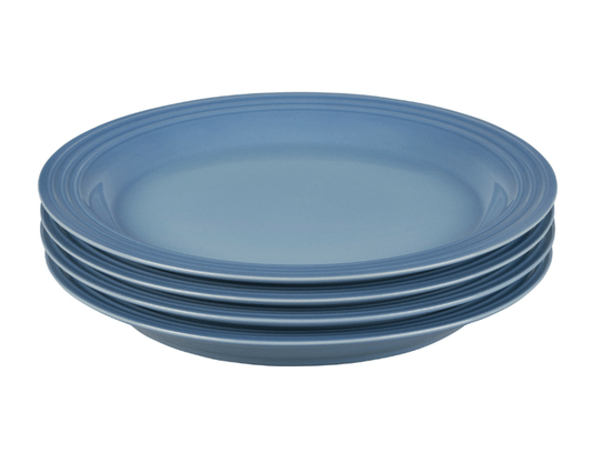 Set 4 Pratos Rasos Le Creuset Chambray 22 cm