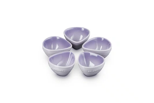 Set 5 Mini Bowls Pétalas Le Creuset Blue Bell Purple 100ml