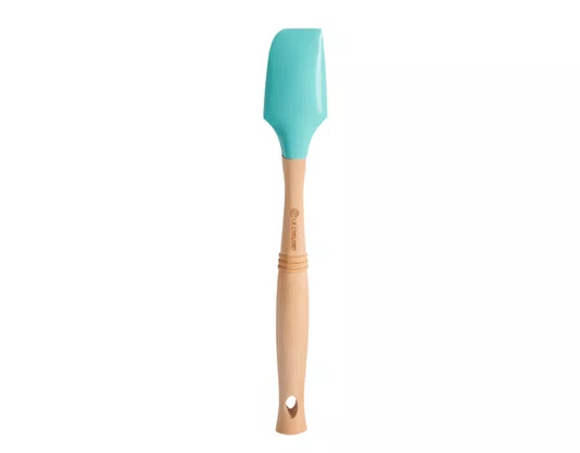 Jogo 5 Peças Espátulas e Porta Utensílios Le Creuset Branco e Cool Mint