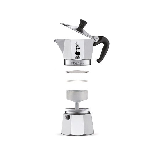 Set Cafeteira Moka Express 9 Xícaras e Café Premium para Moka 250g Bialetti