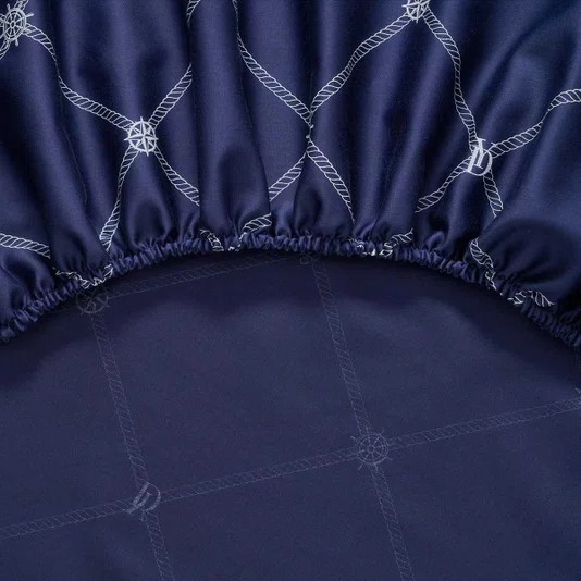 Jogo de Cama Queen 7 Peças Encre 300 Fios Yves Delorme Paris