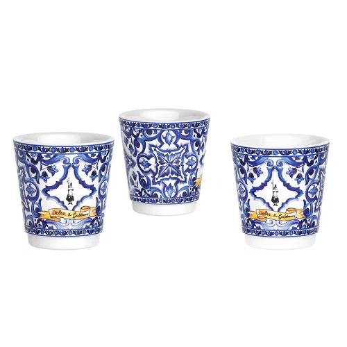 Set Moka Express e Acessórios Dolce & Gabbana Bialetti Blu Mediterrâneo 270 ml