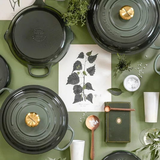 Skillet Redonda com Alça Signatura Le Creuset Thyme 26 cm