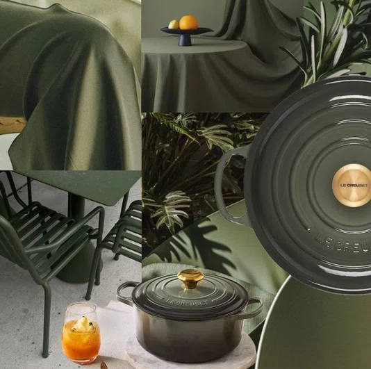 Skillet Redonda com Alça Signatura Le Creuset Thyme 26 cm
