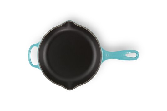 Skillet Redonda com Alça Signature Le Creuset Azul Caribe 20 cm