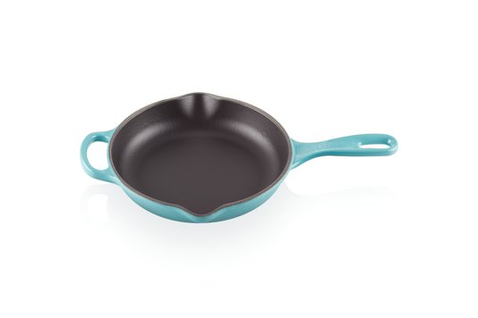 Skillet Redonda com Alça Signature Le Creuset Azul Caribe 20 cm
